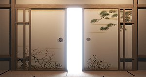 3D wood door