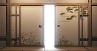 Door wood 3D