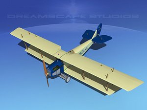 3d model propeller curtiss jenny air