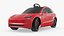 Electric Ride-On Car Model S Red Rigged