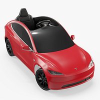 Electric Ride-On Car Model S Red Rigged