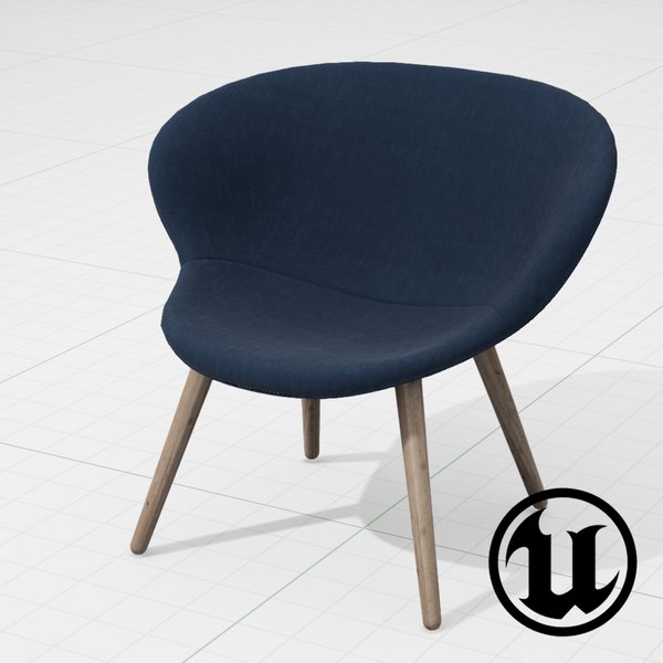 unreal halle capri chair 3d 3ds