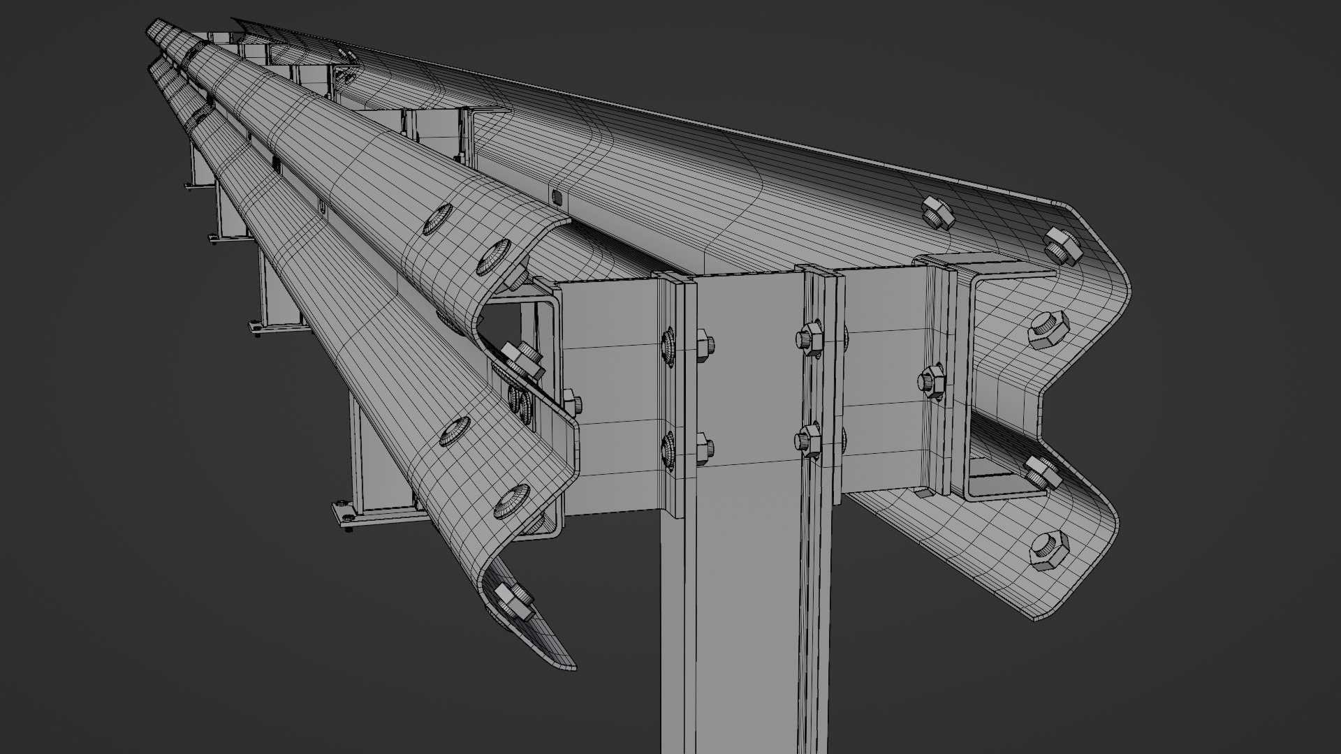 Guardrail - Crash Barrier Set model https://p.turbosquid.com/ts-thumb/IV/TjP8vg/q2/5_wire/png/1659976018/1920x1080/fit_q87/10223aa2e4c9c73843d1d36f79e70cc98e75f923/5_wire.jpg