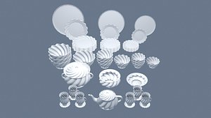 Porcelain Round Dish Collection