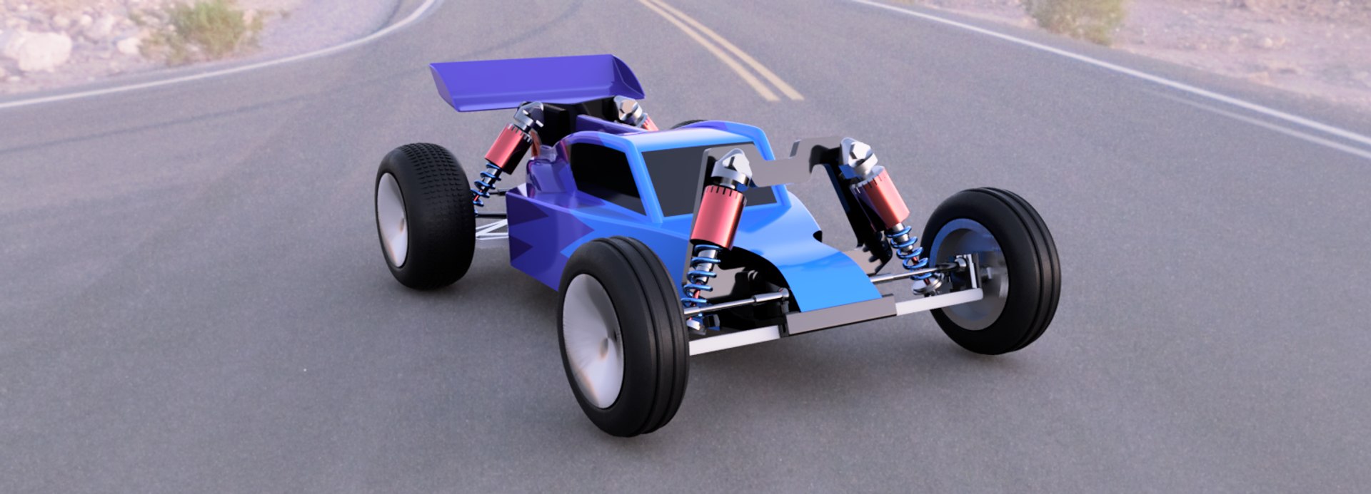 3D RC Dune Buggy Model TurboSquid 1968263