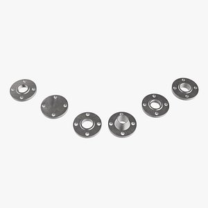 All Types of ASME Standard Piping Flanges 3D model