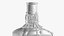 Bouteille d'alcool ouverte vide
