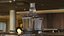 Bouteille d'alcool ouverte vide