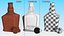 Bouteille d'alcool ouverte vide