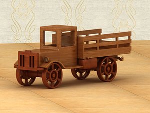 toy truck car 3d model