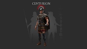 3D model ROMAN CENTURION CHARACTER