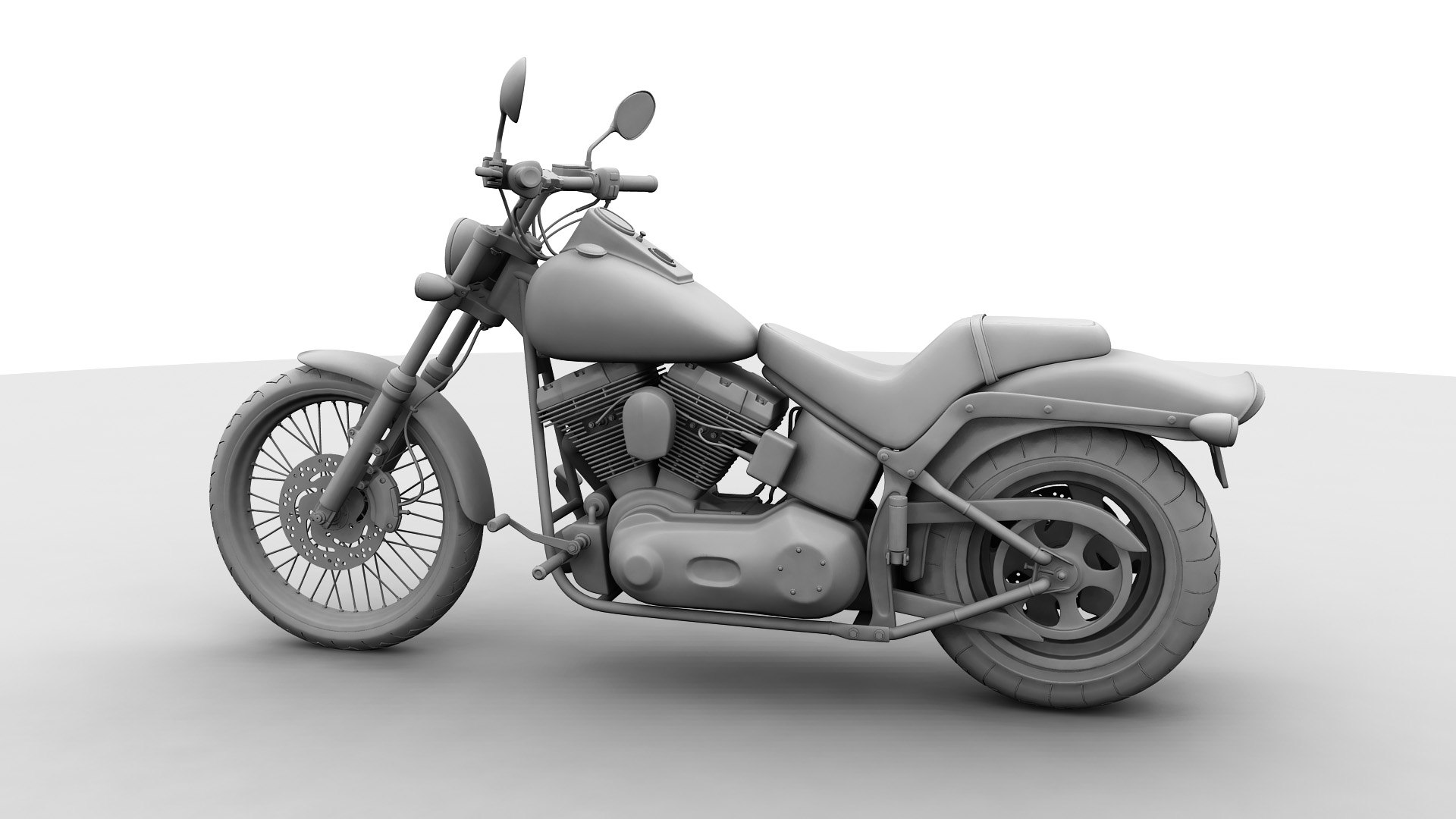 3D Harley Davidson Night Train Model - TurboSquid 1618590
