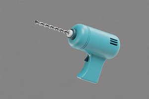 Drill machine Cartoon 3D