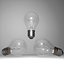 3D model incandescent glass lamp