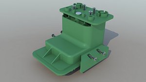 vacuum block pad 3D model
