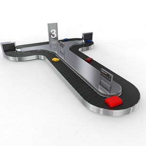 Adjustable Airport Baggage Carousel Conveyor 1