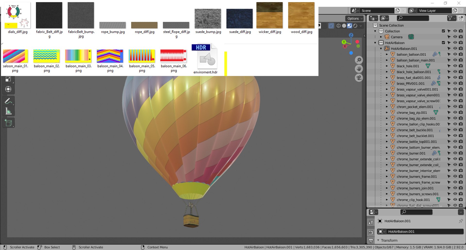 3D Hot air balloon model https://p.turbosquid.com/ts-thumb/IV/vjdKuf/xO/hotairbaloon_27/jpg/1623409425/1920x1080/fit_q87/6c883081e60e8e7e31166aa55f1f54512bf8daf7/hotairbaloon_27.jpg