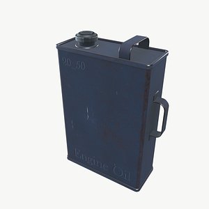 Engine Oil Can 3D model