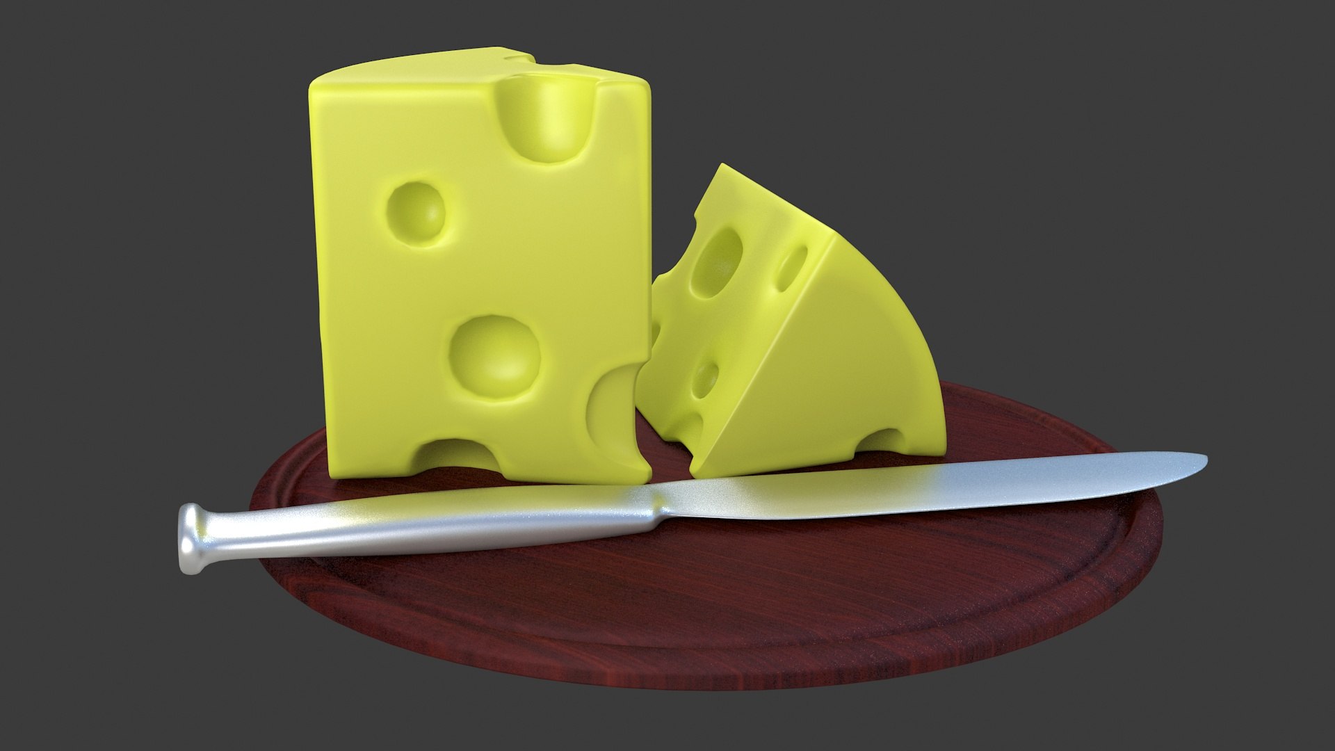 Cheese Breakfast Food Milk Animal 3D Model - TurboSquid 2038603
