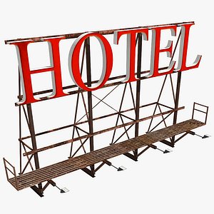 hotel sign 3ds