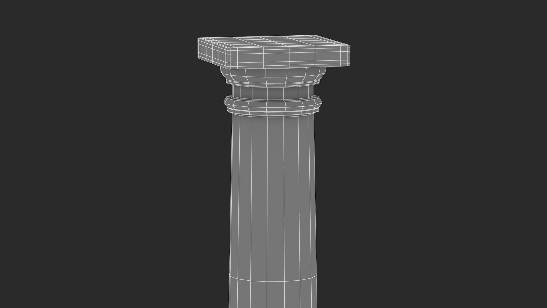 Tuscan Column Model - TurboSquid 2020803