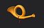 3D model hunting horn