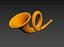 3D model hunting horn