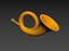 3D model hunting horn