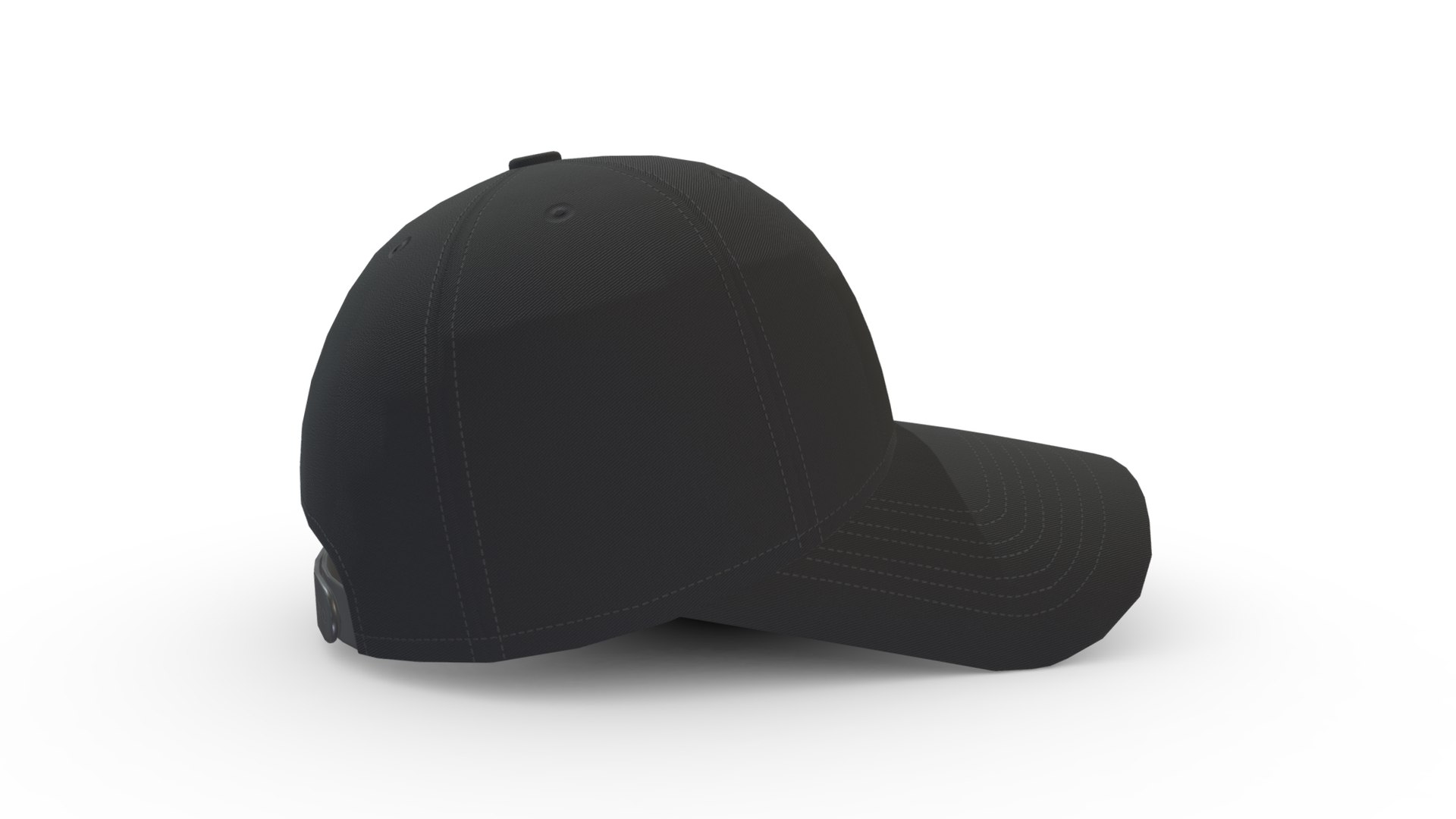 3D Baseball Hat Low Poly PBR Realistic TurboSquid 1930476