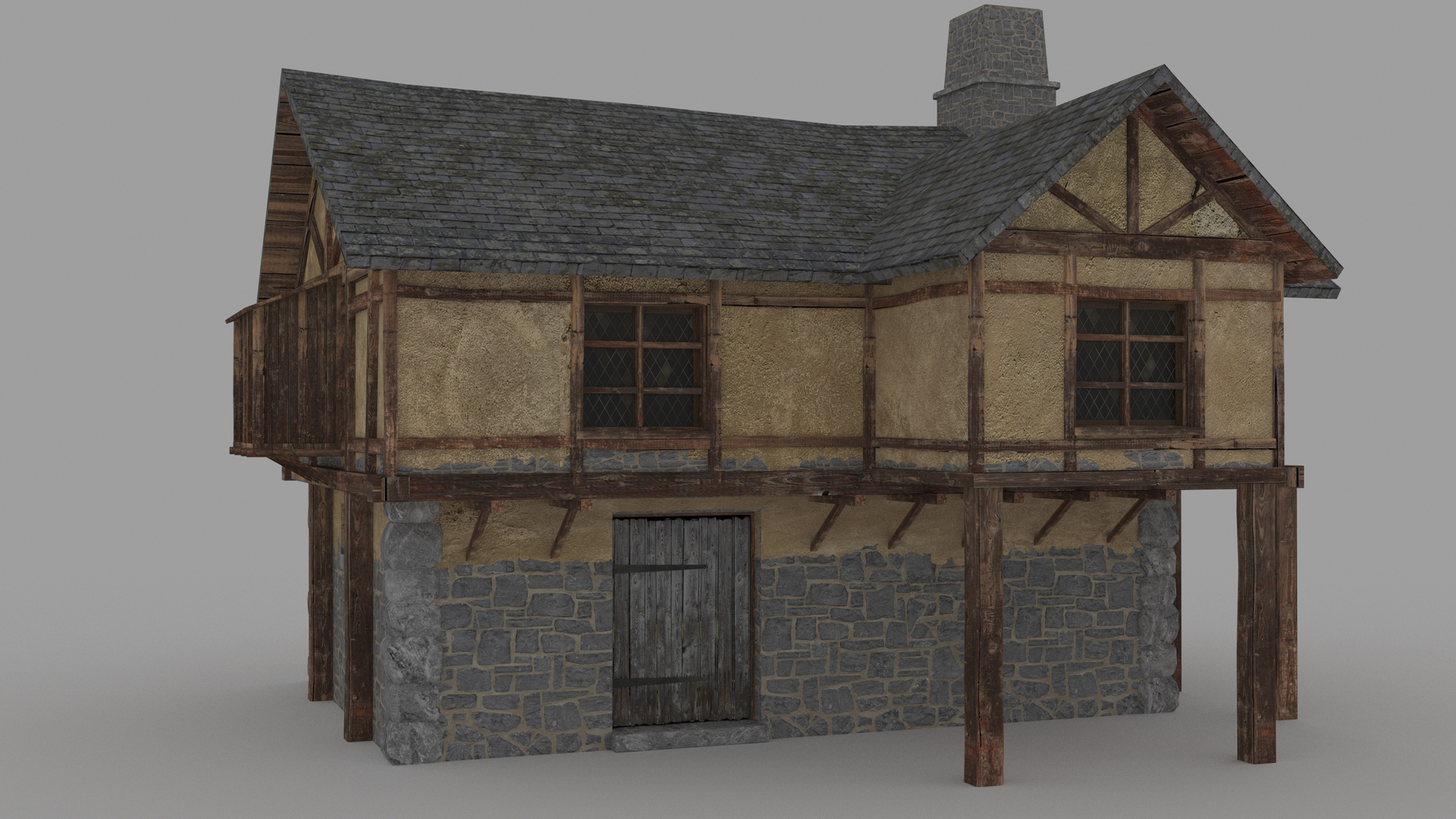 Medieval House 3D model - TurboSquid 1863431