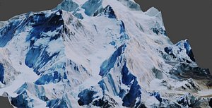 Mount Everest Realistic terrain