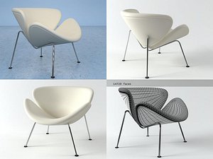 orange slice chair 3D model