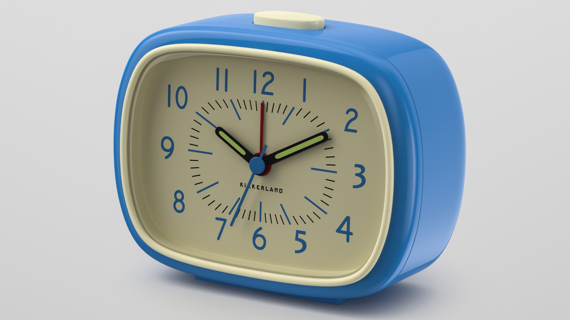 Retro Alarm Clock 01 3D Model TurboSquid 1945369