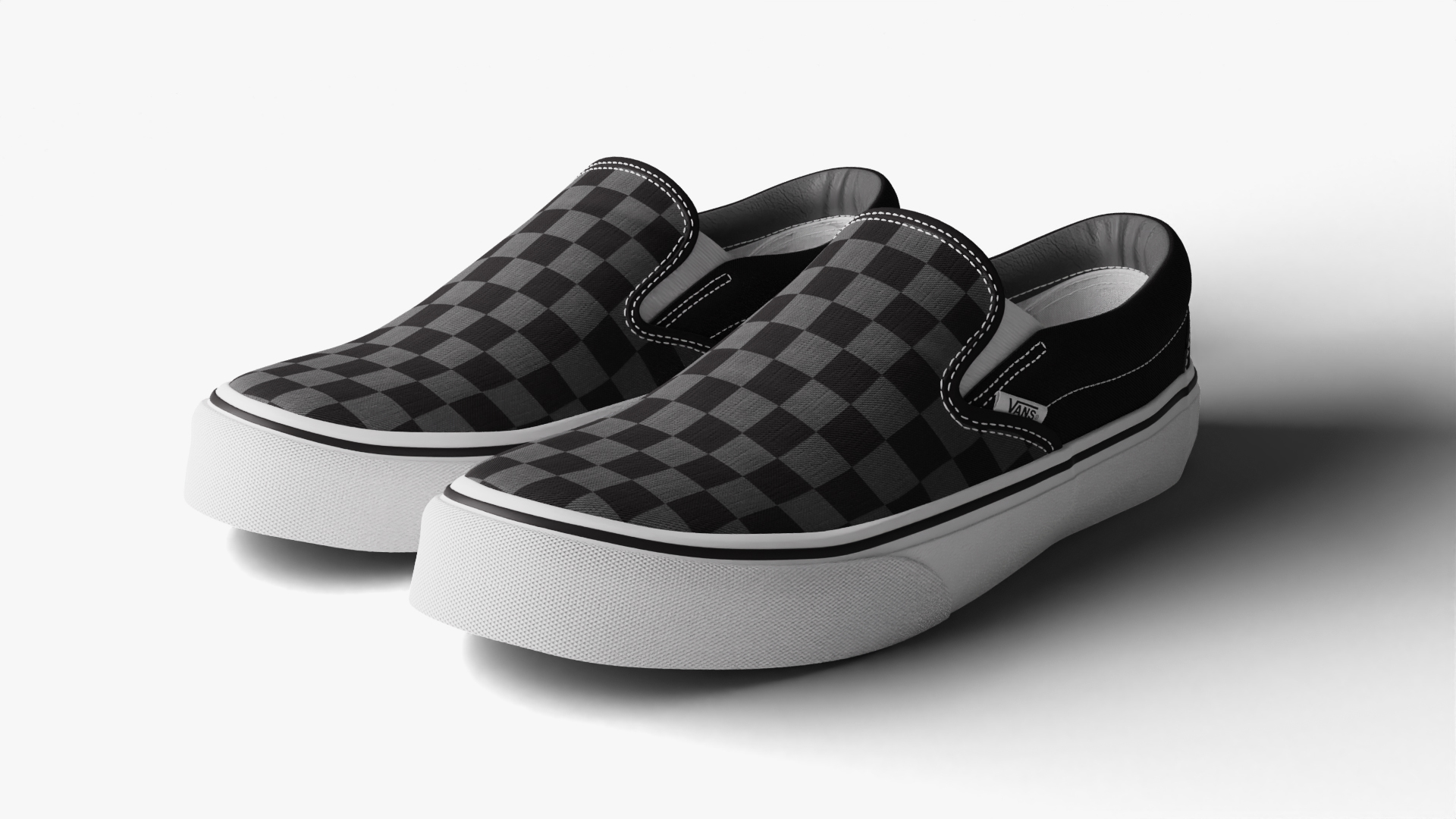 Vans slip on checkerboard 3d discount