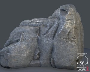 rocky formation 3d model