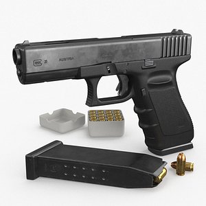 Glock 21 3d model 3D model