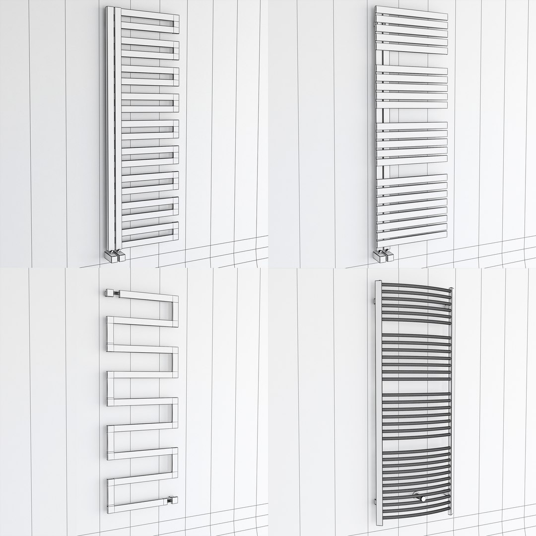 Bathroom Radiators 3d Model