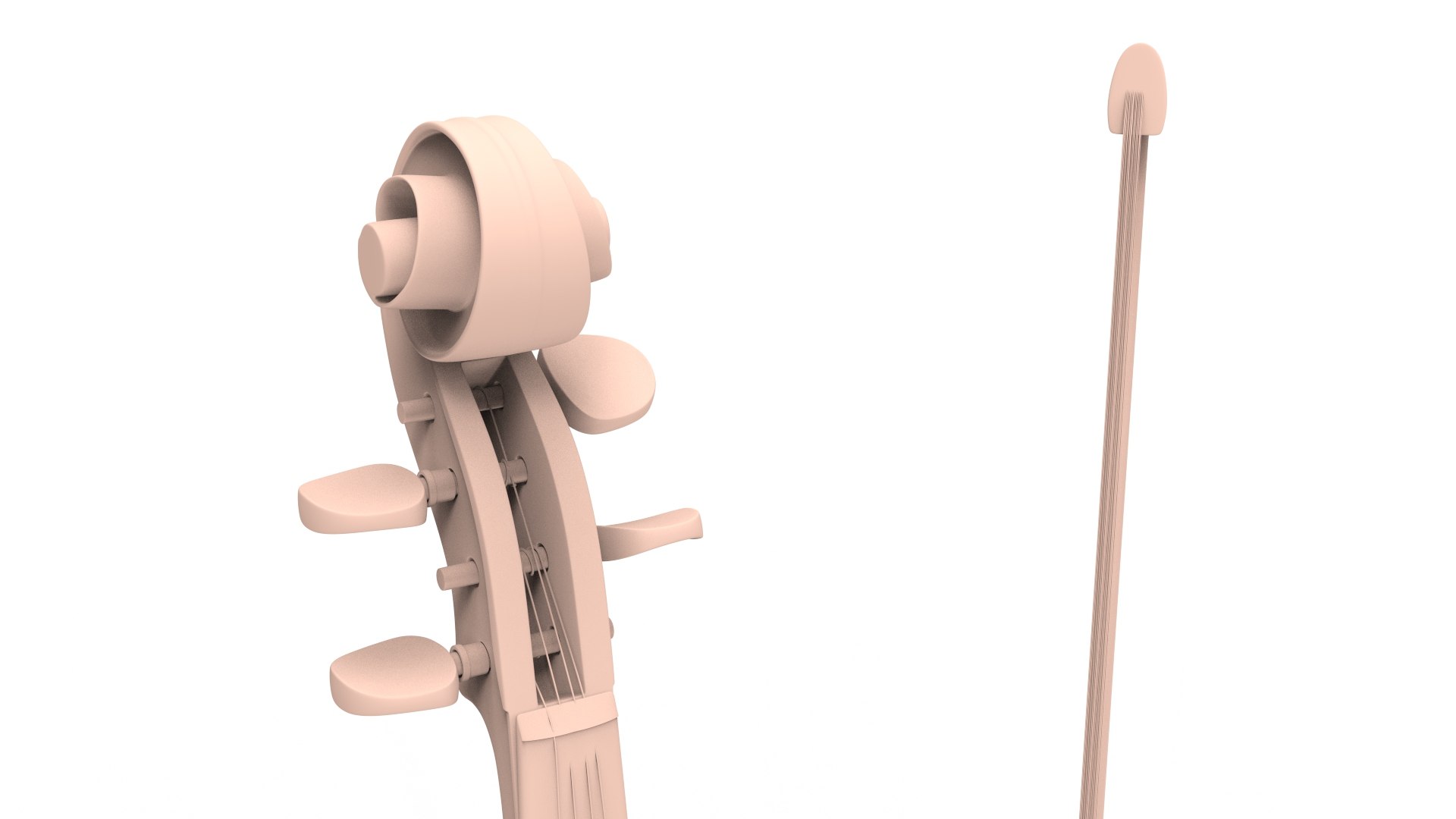 3D Violin Model - TurboSquid 2132733