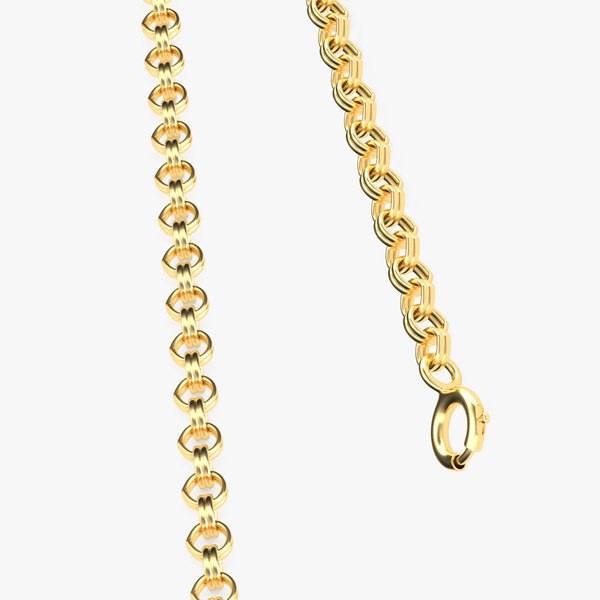 Rolo Jewelry Chain Gold model