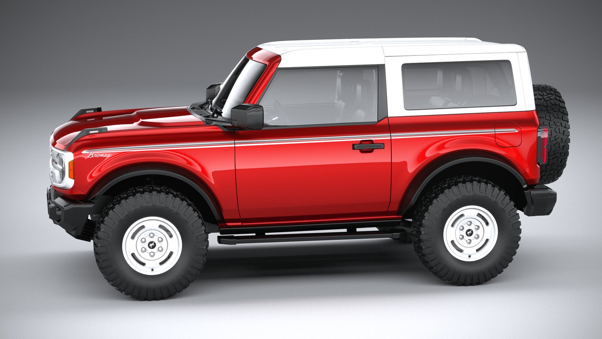 Ford Bronco Heritage Edition 2door 2023 3D - TurboSquid 1952086