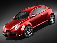 Alfa Romeo MiTo 2009 HiPoly