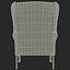 Fauteuil à oreilles