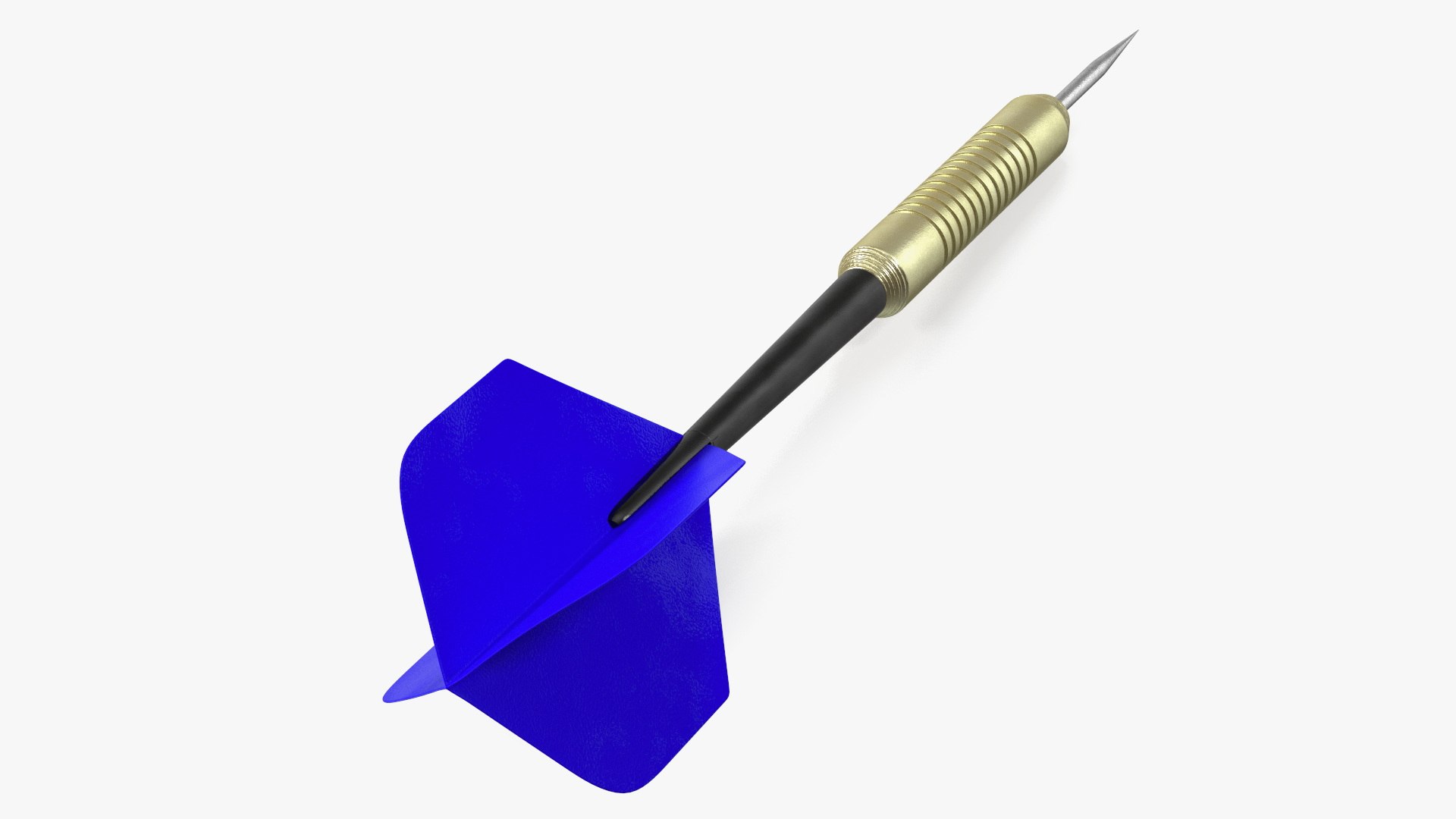 Classic Dart with Textured Grip 3D model preview