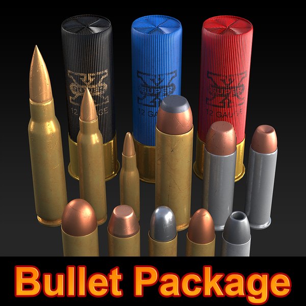 Bullet package 3D | 1144735 | TurboSquid