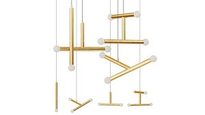 3D model chandelier lamp lighting