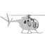 Hughes OH-6 hélicoptère