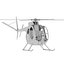 Hughes OH-6 hélicoptère