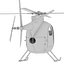 Hughes OH-6 hélicoptère