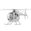 Hughes OH-6 hélicoptère