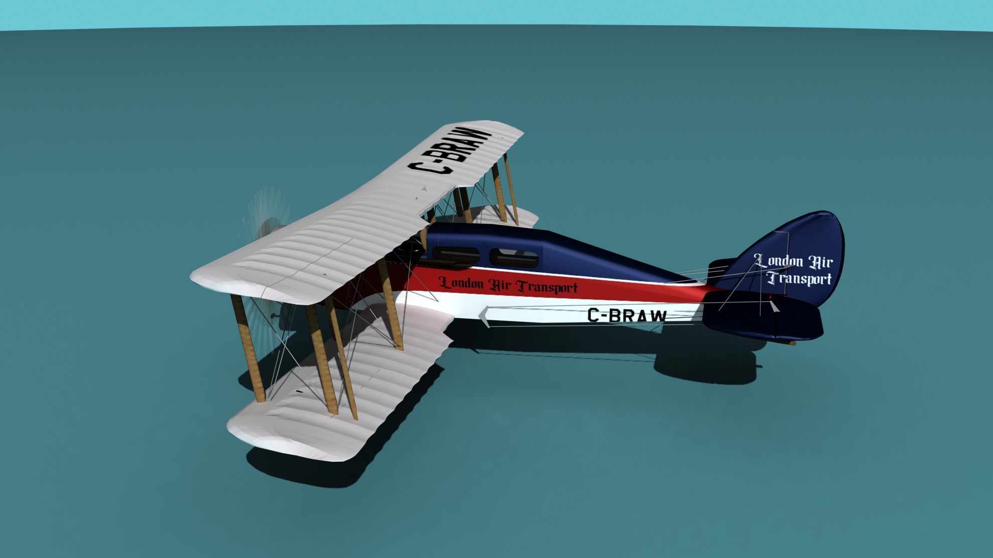 3D Airco DH-4 London Air Transport model - TurboSquid 1752351